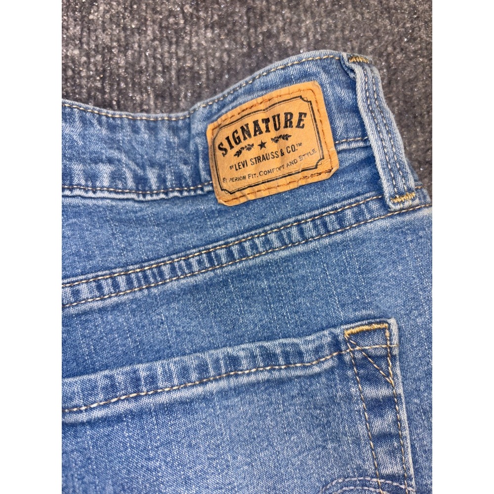 Levi's Bootcut‎ Jeans Women's 16M Blue Denim Flat Front High Rise Medium Wash - Picture 12 of 13